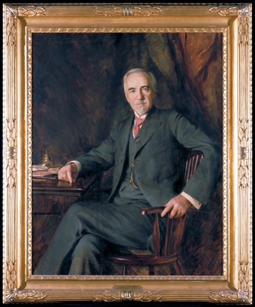 Detail of Portrait of William Hood Dunwoody, 1911 by Julian Russell Story