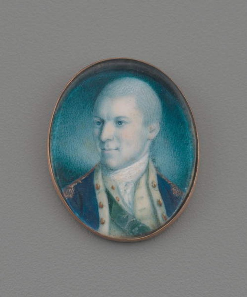 Detail of Lieutenant-Colonel Alexander Hamilton, 1777 by Charles Willson Peale