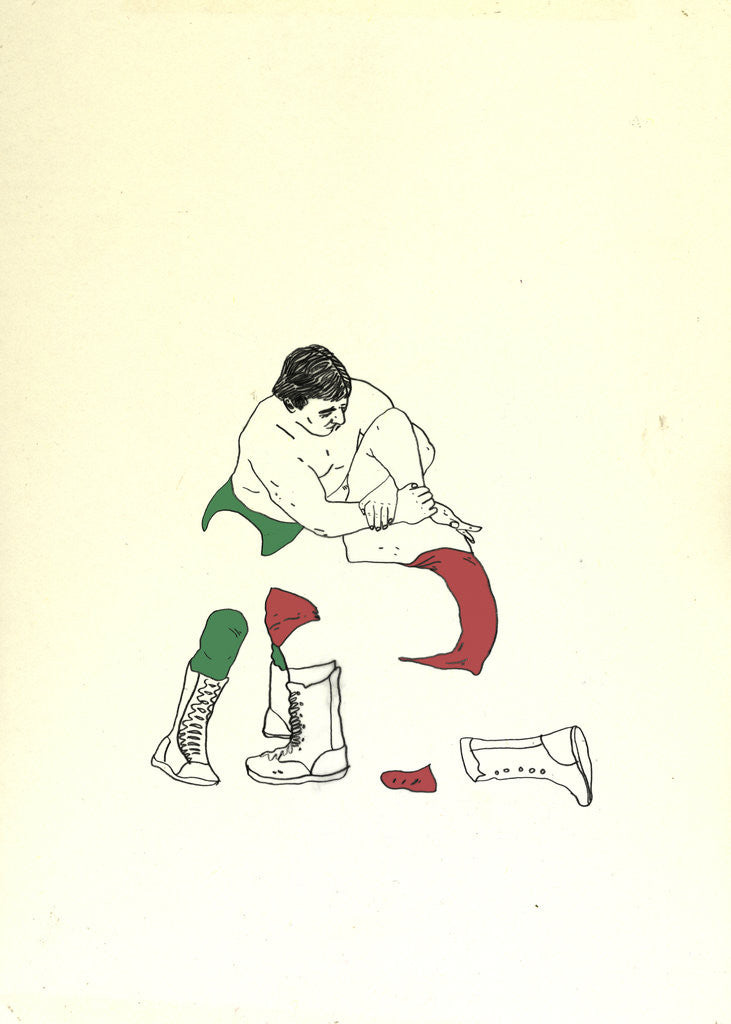 Detail of Wrestle by Monsieur Cabinet