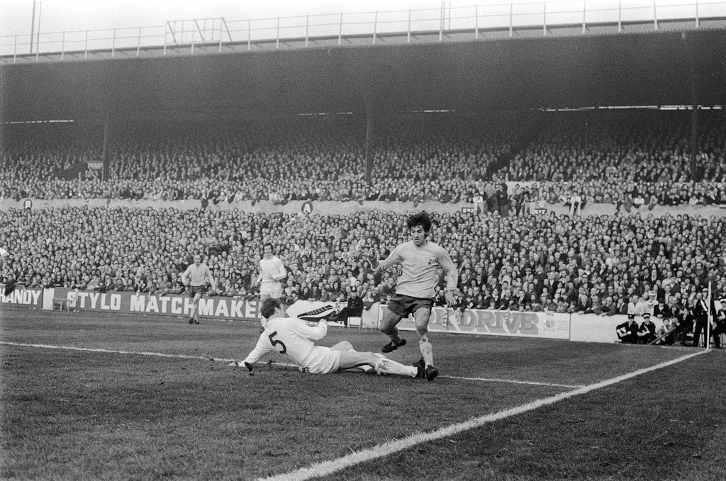 Detail of FA Cup Quarter Final match at Elland Road. Leeds United 2 v Tottenham Hotspur 1. by Hickes