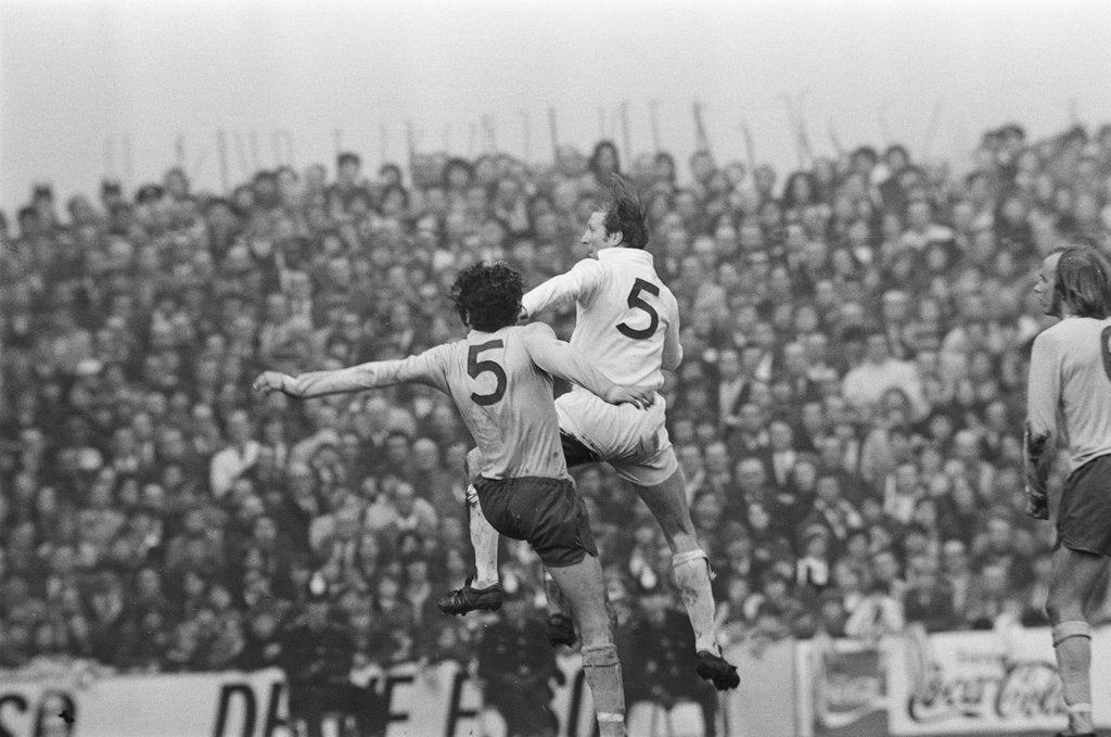 Detail of FA Cup Quarter Final match at Elland Road. Leeds United 2 v Tottenham Hotspur 1. by Peter Cook