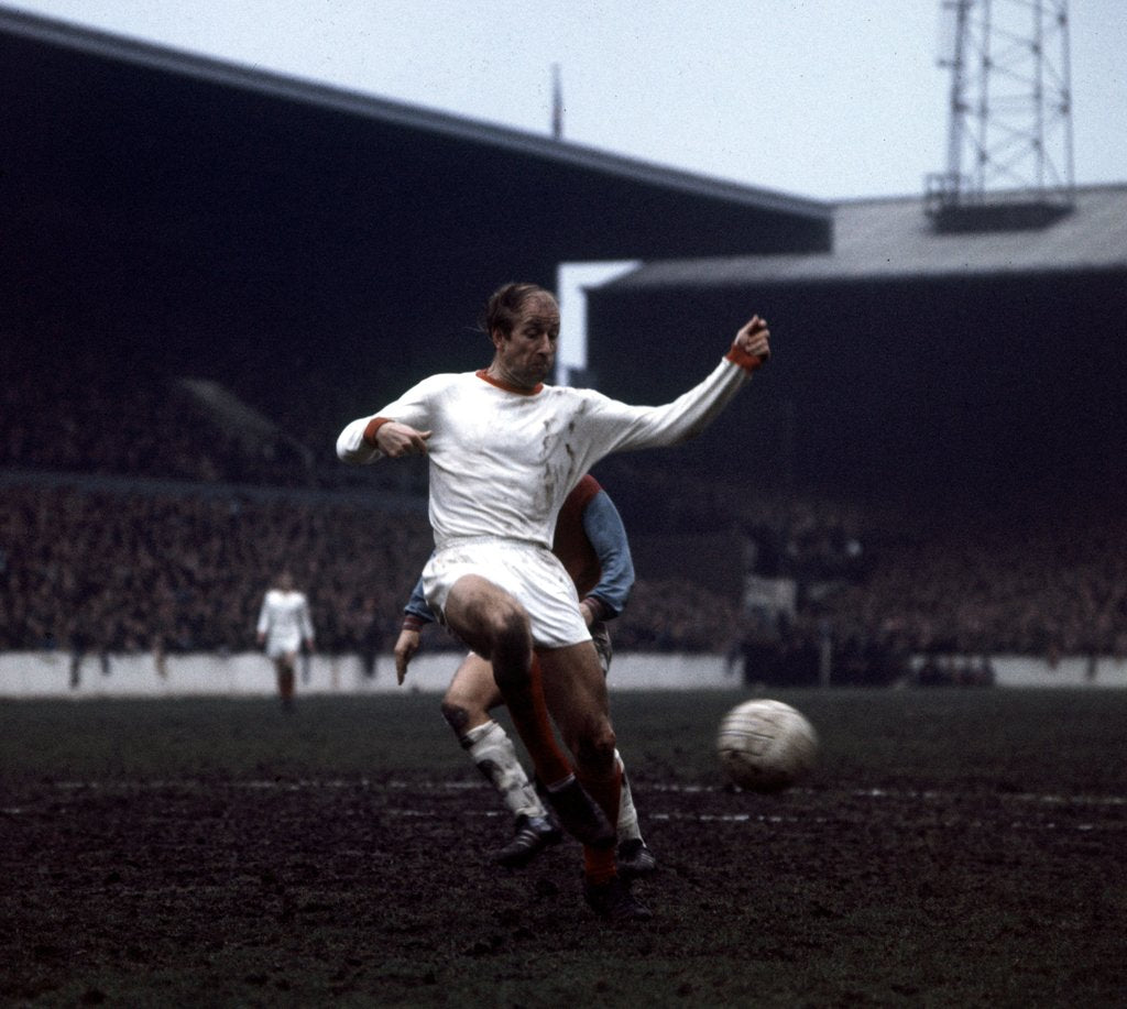 Detail of Bobby Charlton in action Circa 1969 by Library