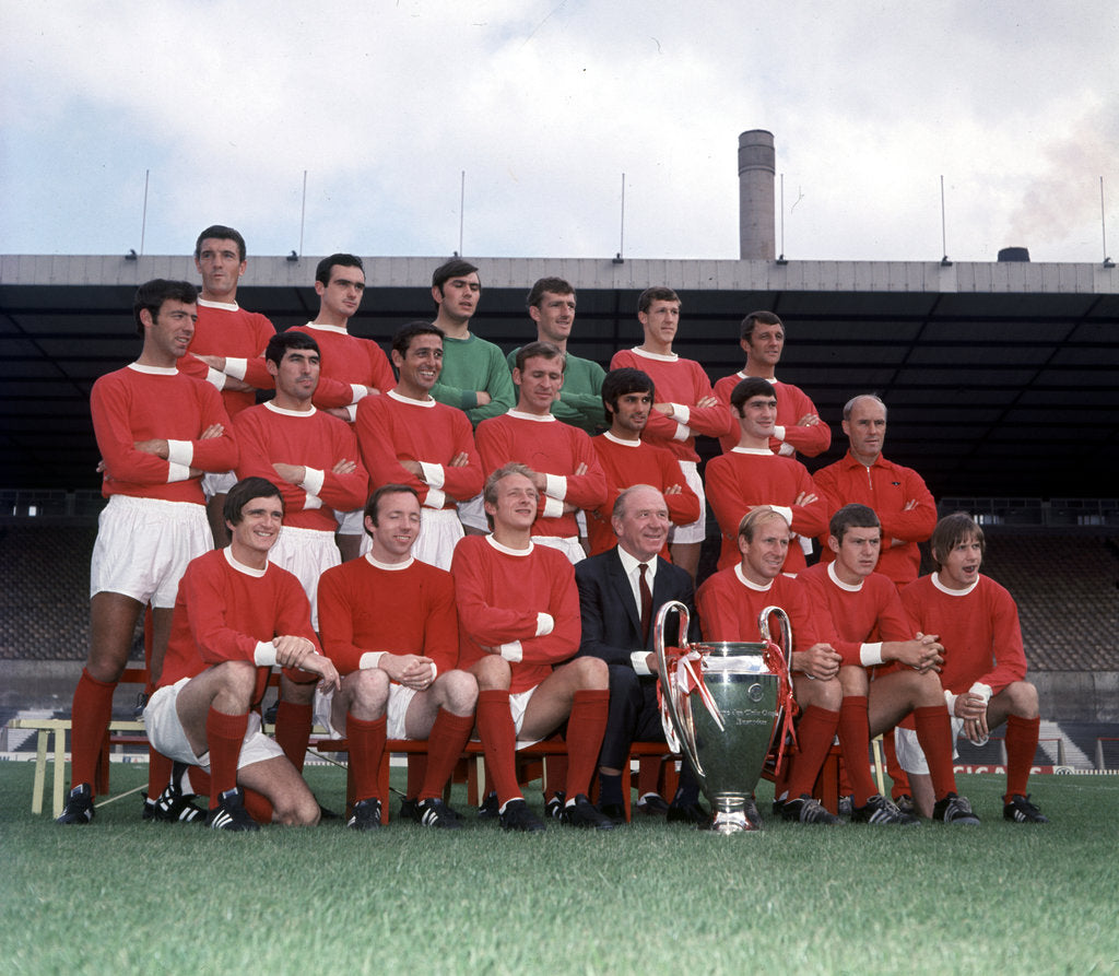 Detail of Manchester United Football Team Squad 1968 / 1969 by Library