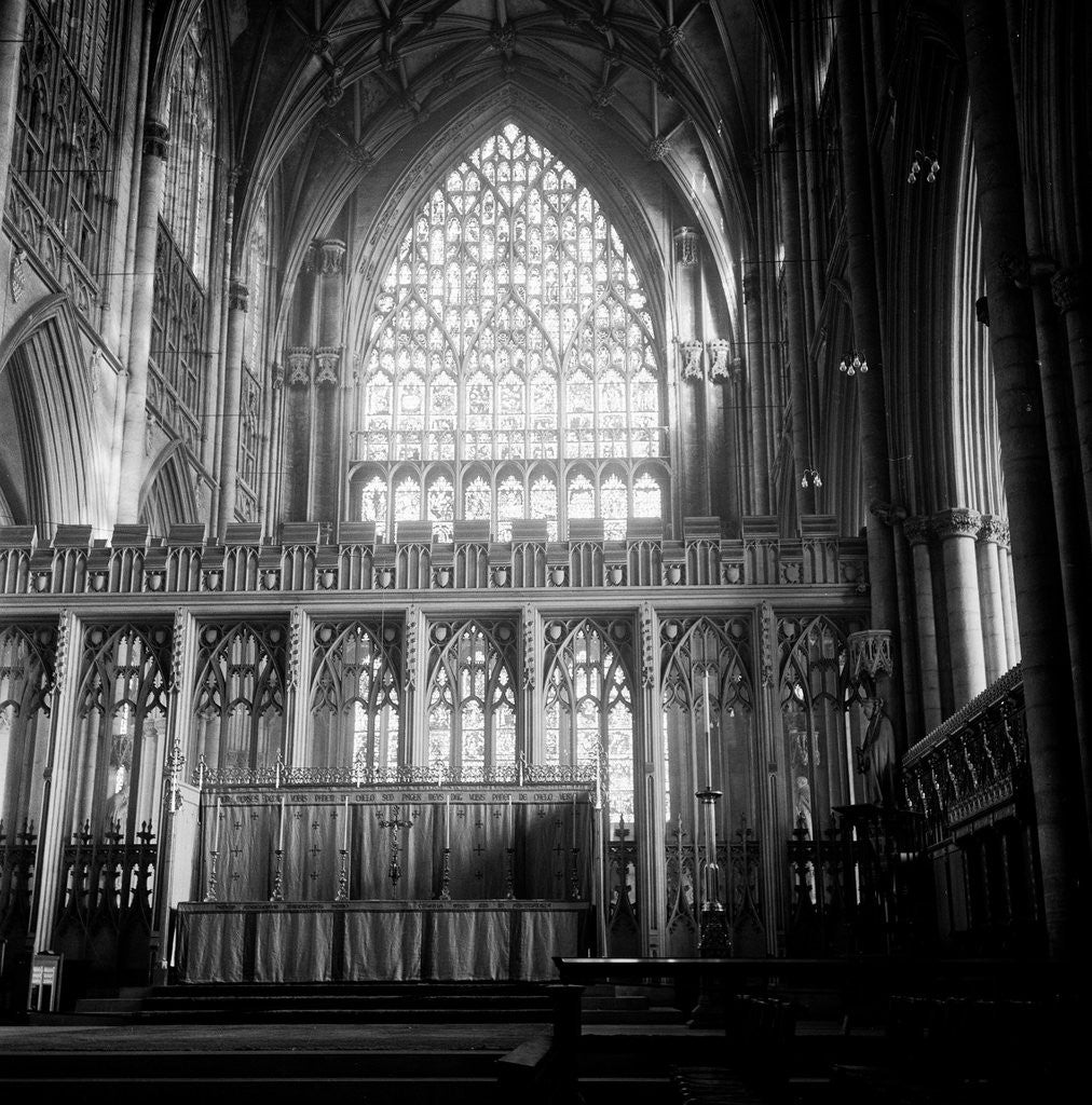 Detail of York Minster Interior by Varley/Chapman