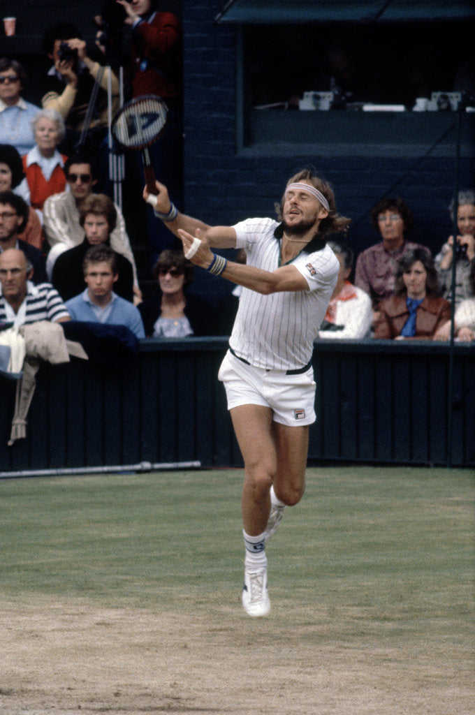 Detail of Wimbledon Final 1981, John McEnroe v Bjorn Borg by Cottrell