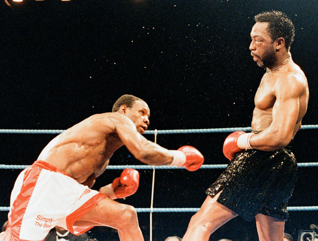 Detail of Chris Eubank v Nigel Benn by Anonymous