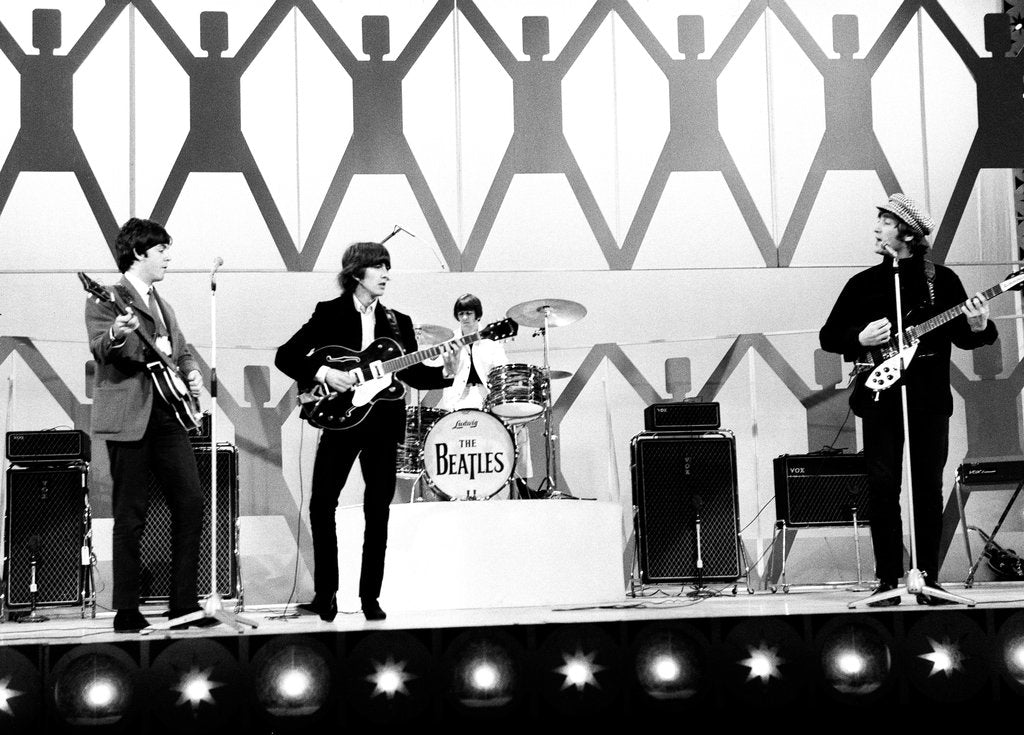 Detail of The Beatles performing at Blackpool Night Out by Staff