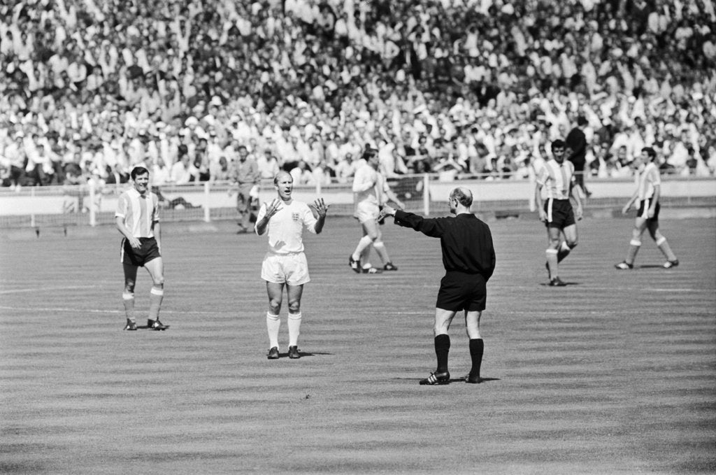 Detail of 1966 World Cup Quarter Final, England 1 v Argentina 0 by Staff
