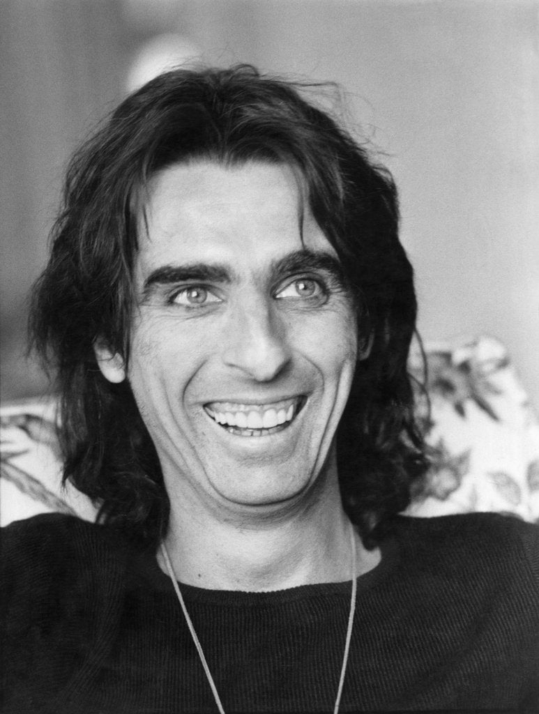 Detail of Alice Cooper talks to Pauline McLeod at the Savoy hotel by Staff