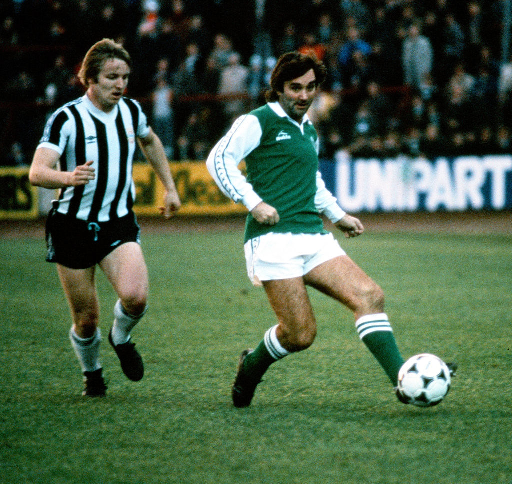 Detail of George Best in action for Hibernian by Kent Gavin
