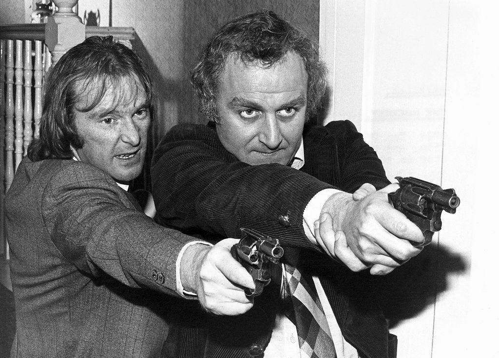 Detail of Dennis Waterman and John Thaw in The Sweeney by Anonymous
