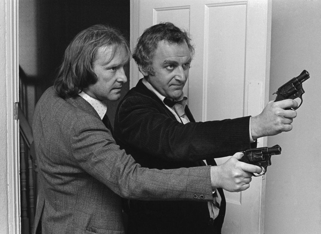 Detail of Detective Sergeant George Carter and Detective Inspector John 'Jack' Regan by Jack Curtis