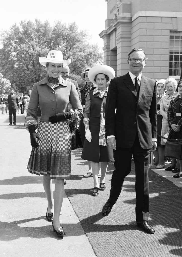 Detail of Princess Anne opening the National Maritime Museum at Greenwich by Freddie Reed