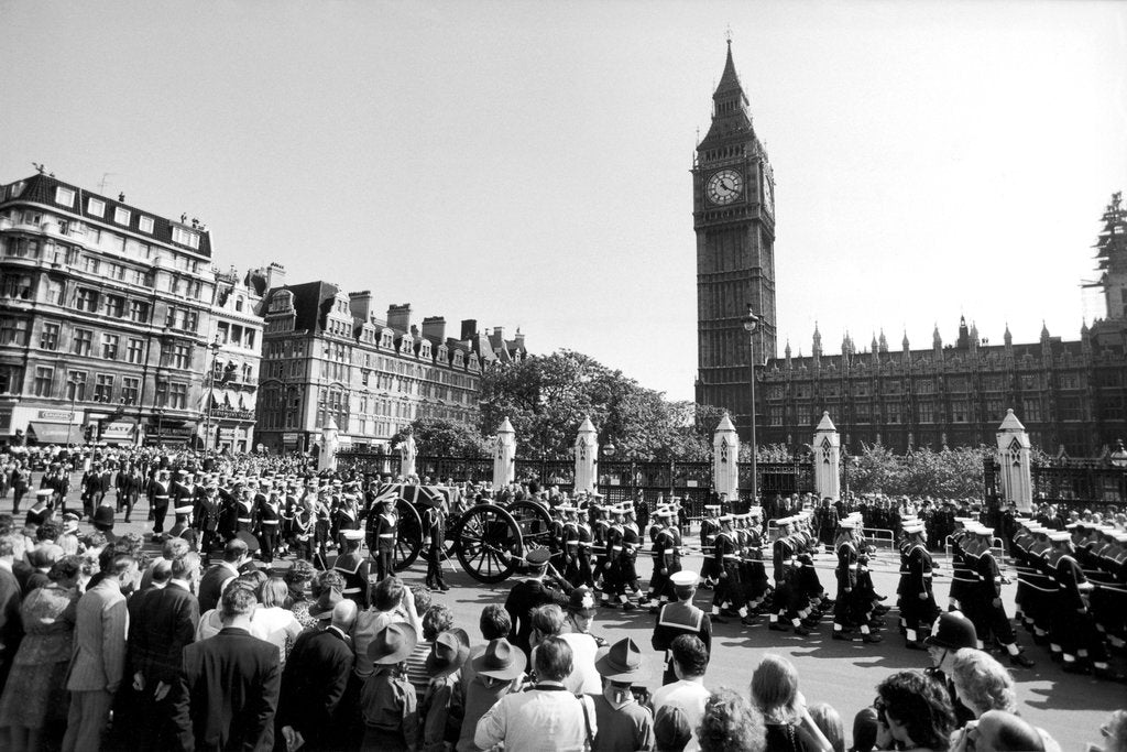 Detail of Funeral of Earl Mountbatten by Anonymous