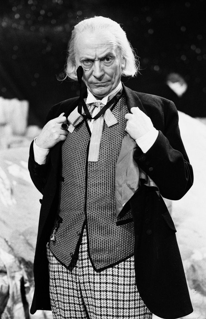 Detail of William Hartnell - the first Doctor by Sunday Mirror