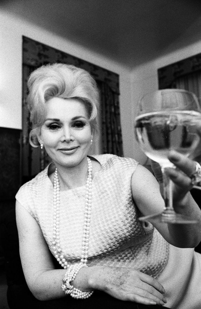 Detail of Zsa Zsa Gabor by Sunday Mirror