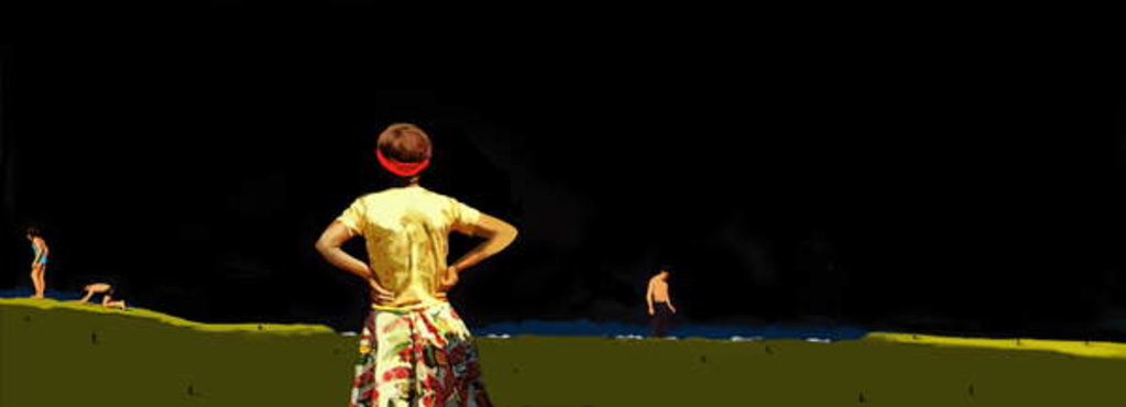 Detail of Night Lives Scene 15, 2016 by Marjorie Weiss