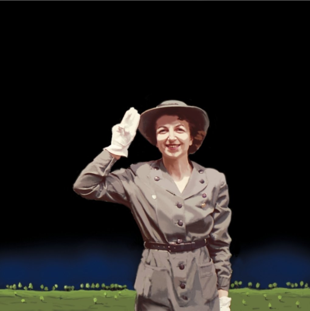 Detail of Scout Leader, 2008 by Marjorie Weiss