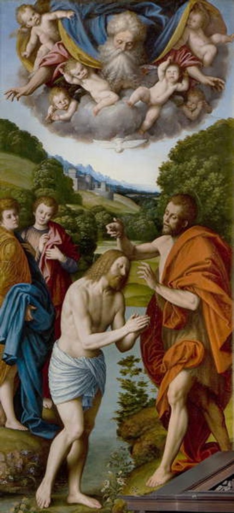 Detail of Baptism of Christ, 1540 by Gaudenzio Ferrari