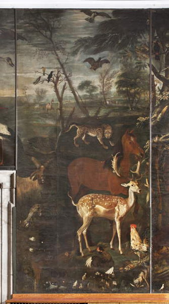 Detail of Animals, Myth of Orpheus, detail by Italian School