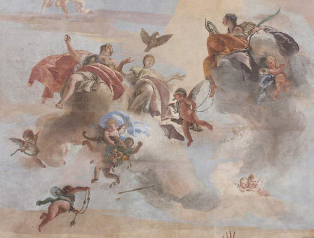 Detail of The Fall of the Demons, Stories of Scipio, detail, 1731 by Giovanni Battista Tiepolo