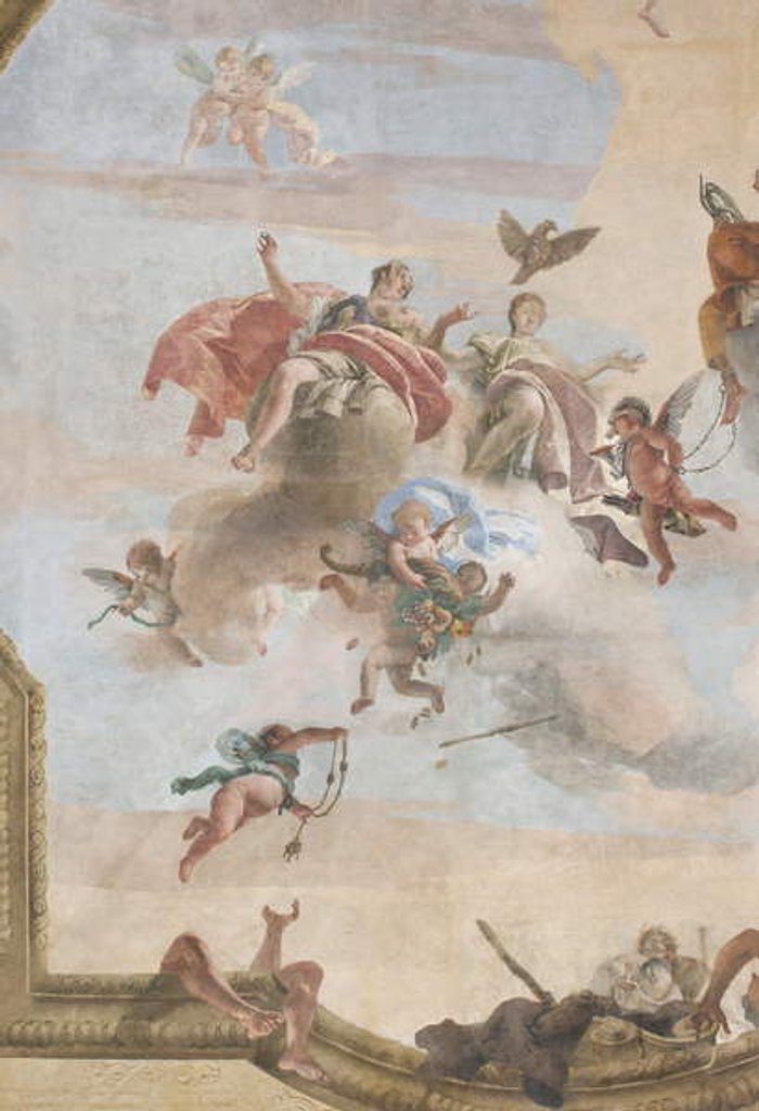 Detail of The Fall of the Demons, Stories of Scipio, detail, 1731 by Giovanni Battista Tiepolo