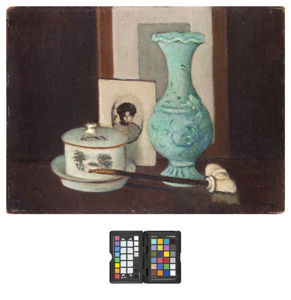 Detail of Still life with pipe, 1926-28 by Pietro Marussig