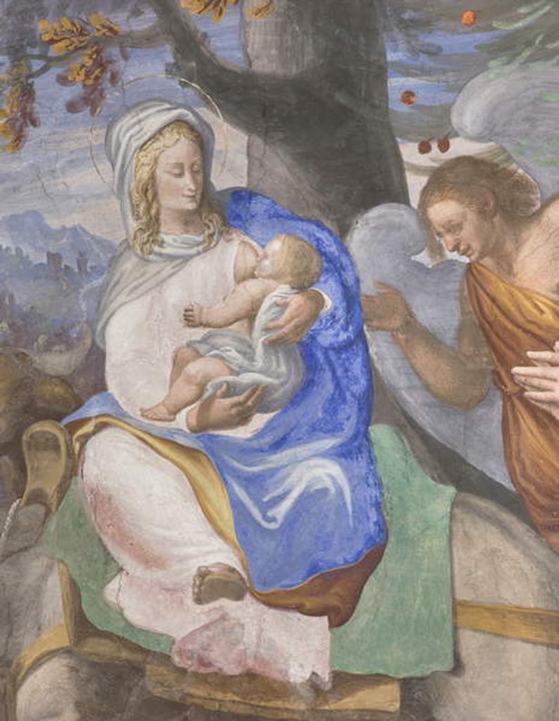 Detail of Scenes from the Virgin Mary's life by Michelangelo Carminati
