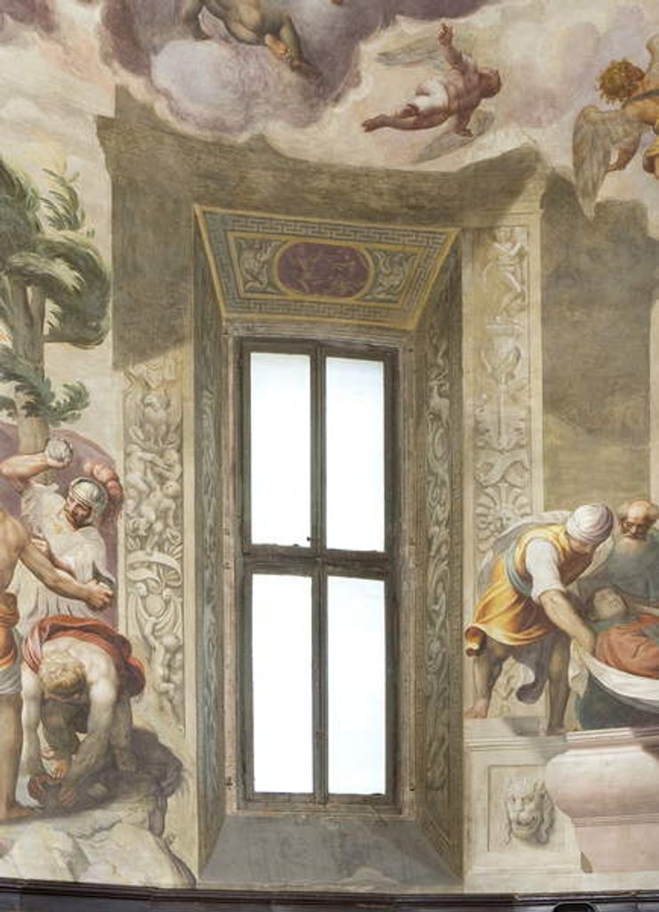 Detail of Detail of the window, 1556 by Lattanzio Gambara