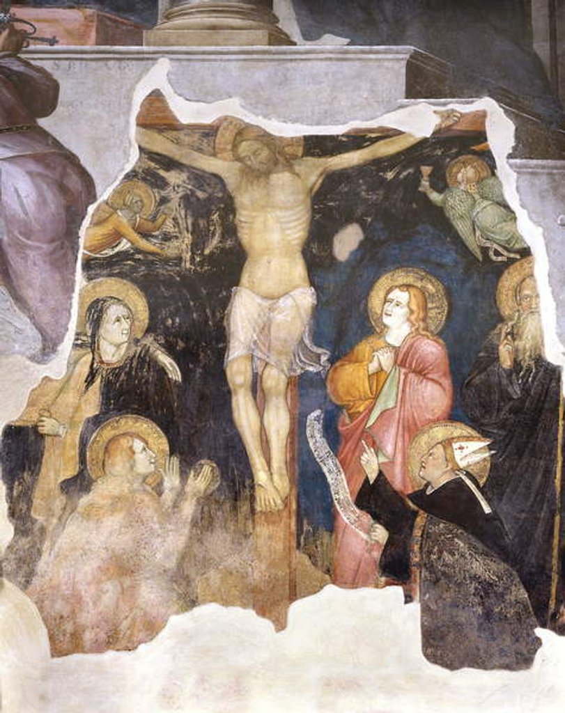 Detail of Crucifixion by Lombard School