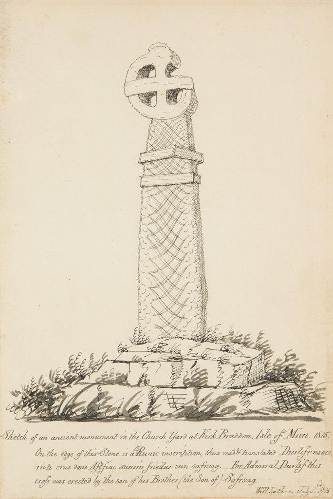 Detail of A Tour through the Isle of Man exhibiting a short account of its scenery antiquities and monuments by a Commissioner by William Gerard Walmesley