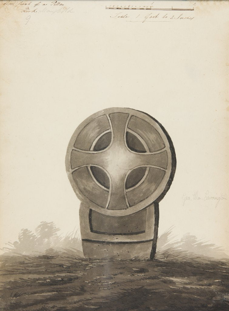 Detail of Runic monuments of the Isle of Man by George William Carrington