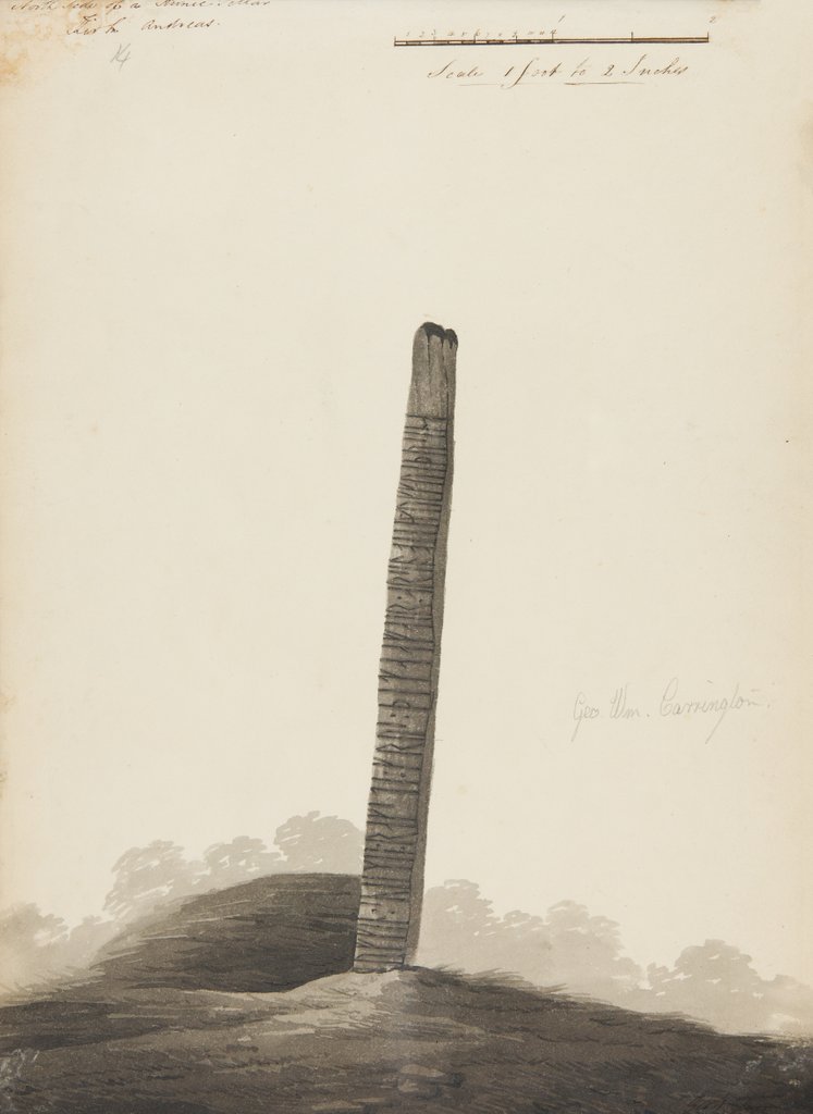 Detail of Runic monuments of the Isle of Man by George William Carrington