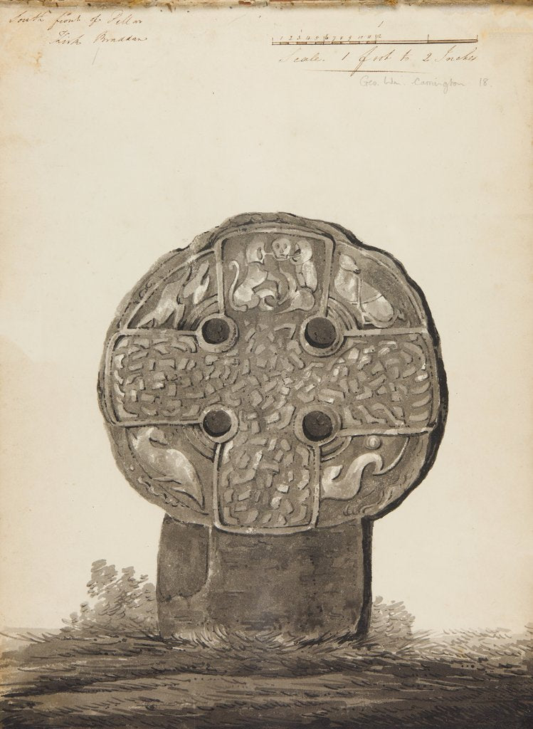 Detail of Runic monuments of the Isle of Man by George William Carrington