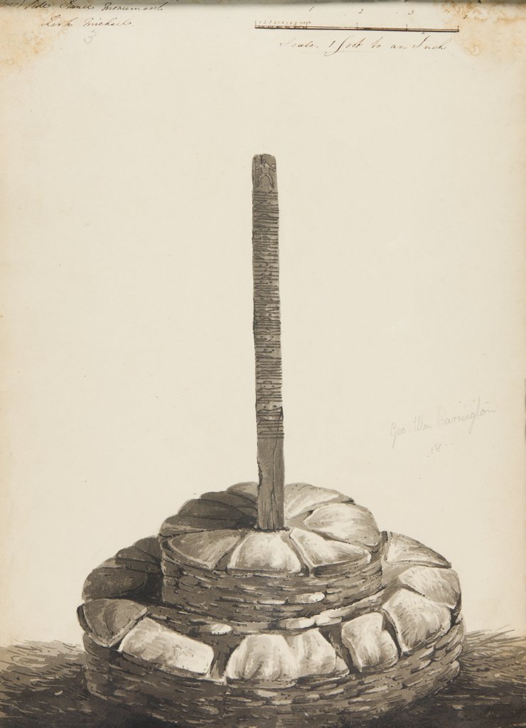 Detail of Runic monuments of the Isle of Man by George William Carrington