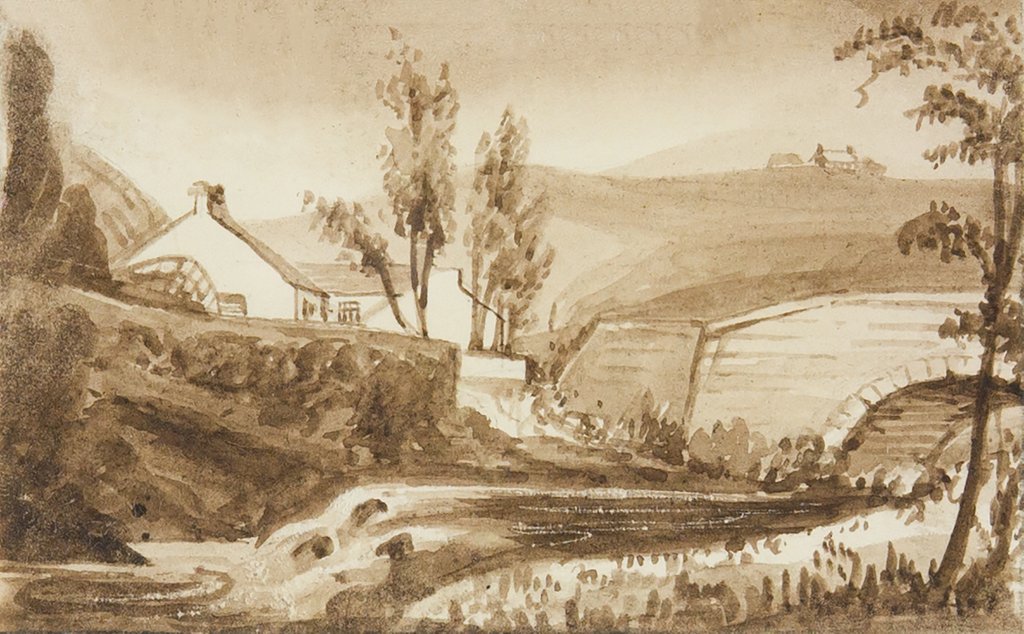 Detail of Illustrated account of Mrs Emma Cram's 1842 visit to the Isle of Man by Emma Cram