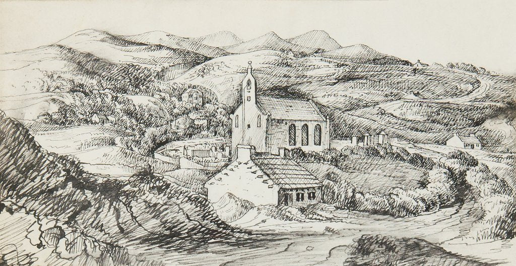 Detail of Illustrated account of Mrs Emma Cram's 1842 visit to the Isle of Man by Emma Cram