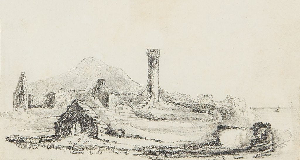 Detail of Illustrated account of Mrs Emma Cram's 1842 visit to the Isle of Man by Emma Cram