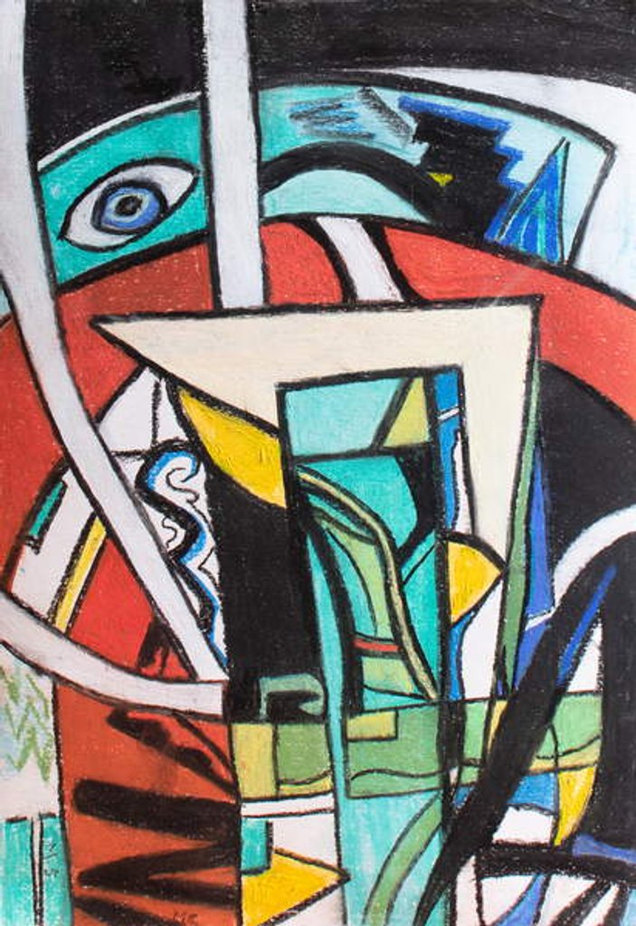 Detail of My Modern Art, 2017 by Margo Starkey