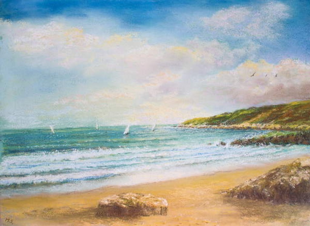 Detail of Devon Seascape, 2000 by Margo Starkey