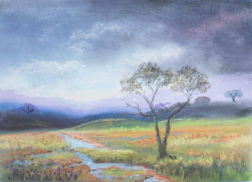 Detail of Dartmoor Scene by Margo Starkey