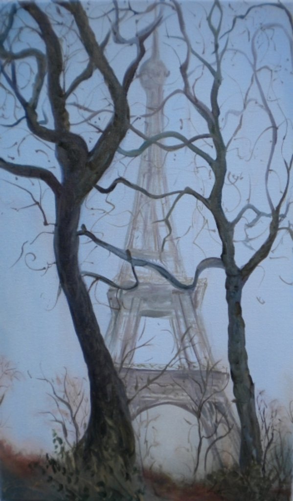 Detail of Eiffel Tower, 2010 by Antonia Myatt