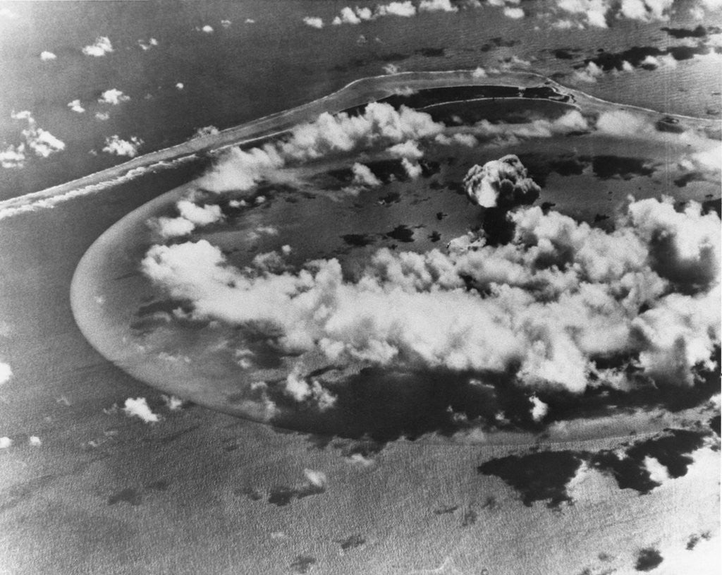 Detail of First Atomic Explosion at Bikini by Anonymous