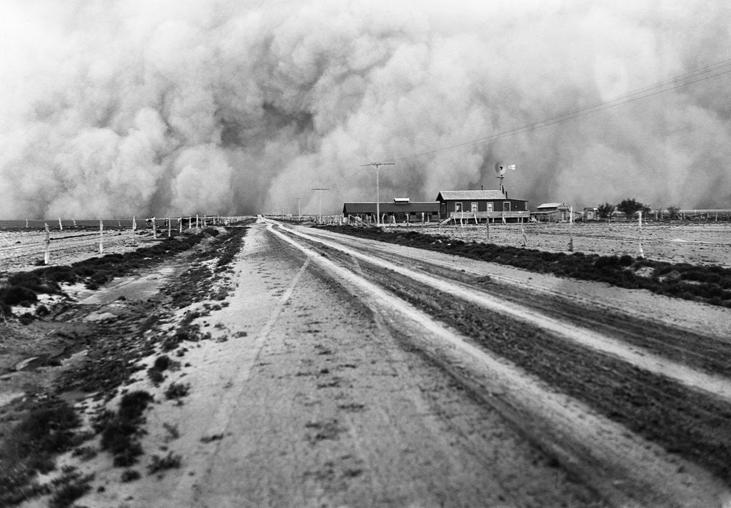 Detail of Dust Storm by Anonymous