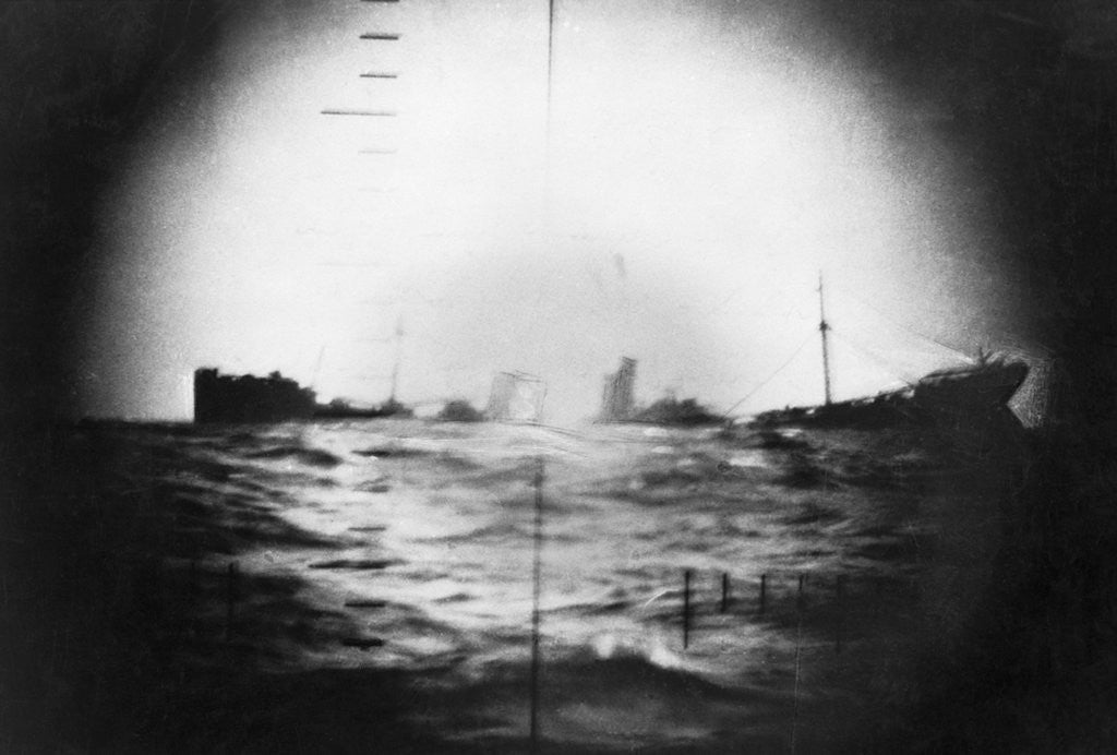 Detail of Japanese Ship Sinking by Anonymous