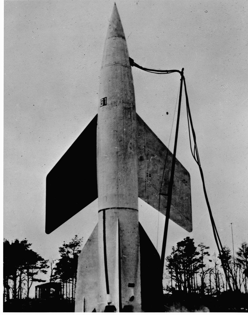 Detail of A German V-2 Rocket Ready for Launching by Corbis