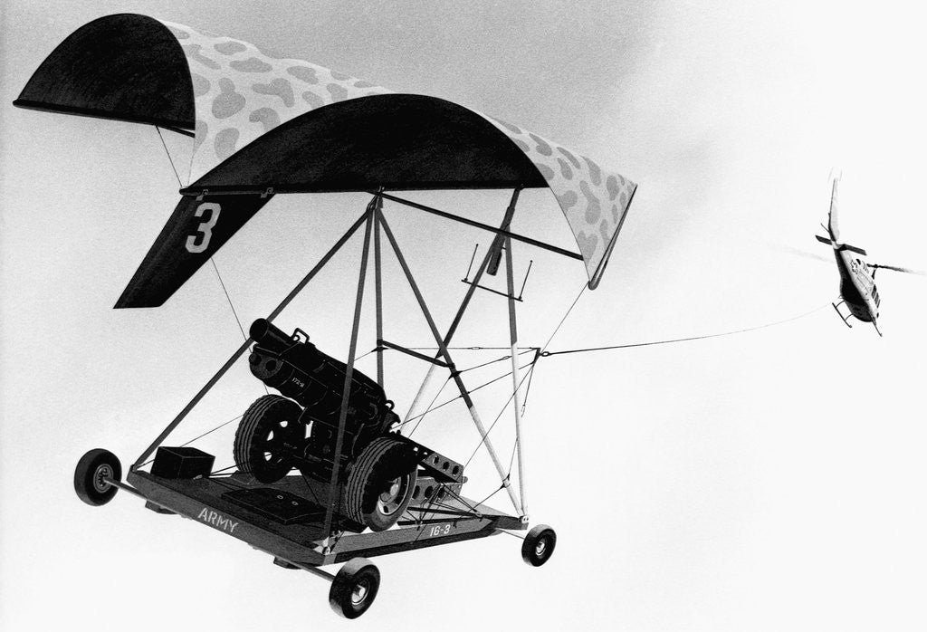 Detail of LUG Flex-wing Light Utility Glider Carrying Field Gun by Anonymous
