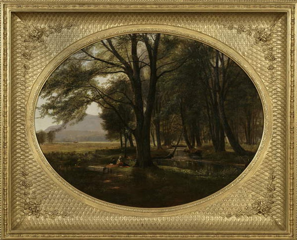 Detail of Conway Valley, 1855-57 by Benjamin Champney