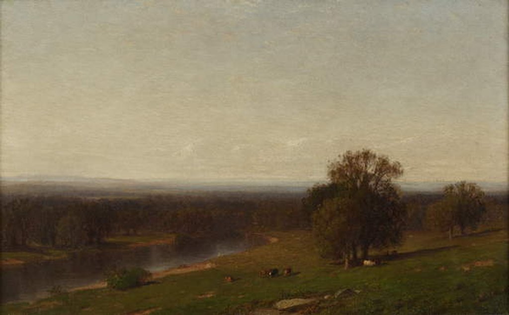 Detail of The Genesee Valley, New York, 1862-63 by Samuel Colman