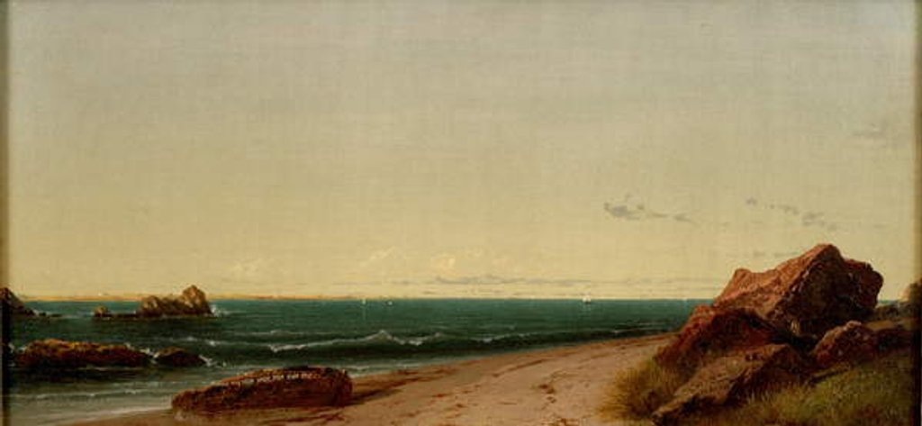 Detail of On the Narragansett Coast, 1864 by John Frederick Kensett